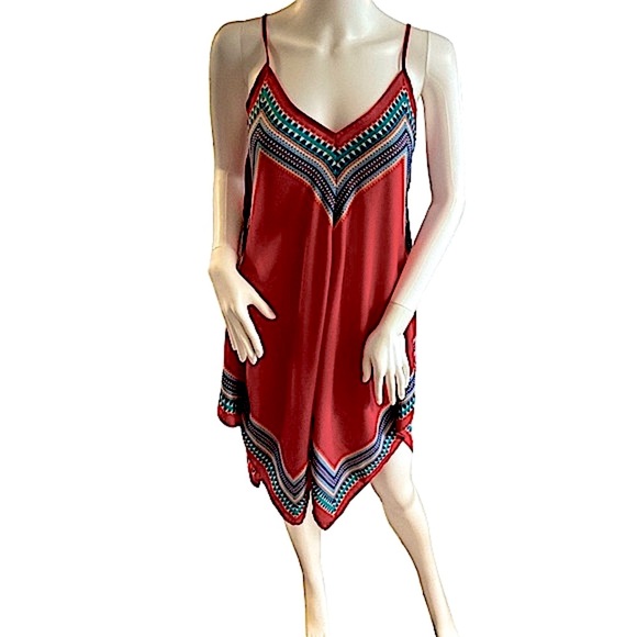 Lily White Handkerchief Midi Dress - Picture 1 of 10